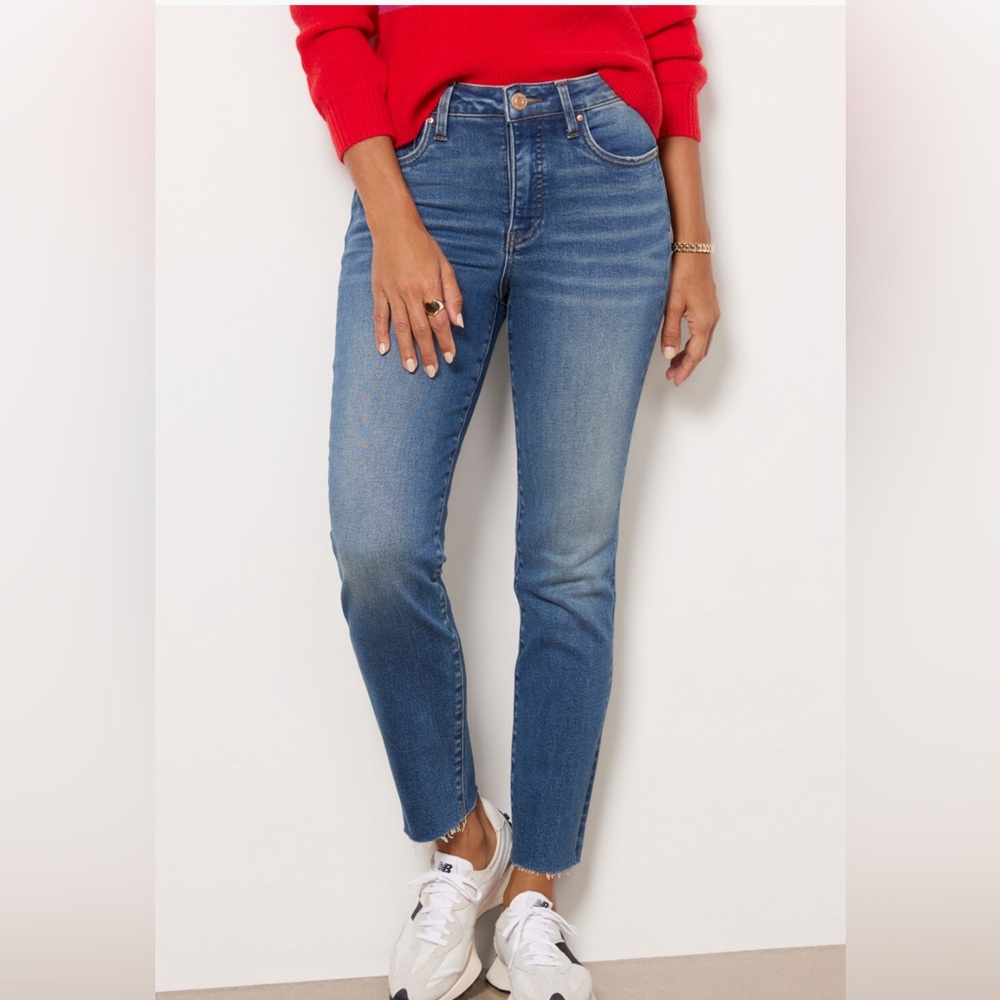 KFTK Reese Ankle Straight Leg jeans